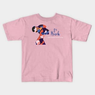 8 th march Women Day Kids T-Shirt